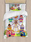 Ferris Wheel Duvet Cover Set Children Fun Time
