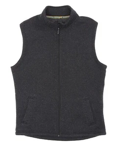 Smartwool V5019 Dark Charcoal Hudson Trail Fleece Vest Men's Size Large - Picture 1 of 3