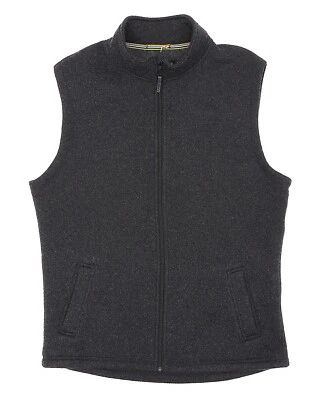 Smartwool V5019 Dark Charcoal Hudson Trail Fleece Vest Men's Size Large - Image 1 of 3