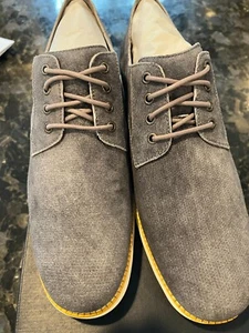 Denim gris Oxford punta lisa original Cole Haan para hombre talla 10 M - Imagen 1 de 3