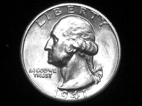1941-S Washington Quarter --- Almost Uncirculated +++ --- Looks BU ! Cover