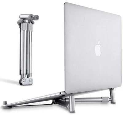 Portable Laptop Stand Adjustable Laptop Stand for MacBook Pro Aluminum Desk F... - Image 1 of 4