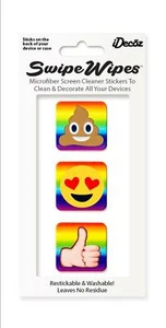 Idecoz Screen Cleaners Rainbow Emojies (Set of 3) - Picture 1 of 3