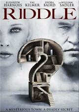 Riddle (DVD, 2013) Val Kilmer and Elisabeth Harnois NEW