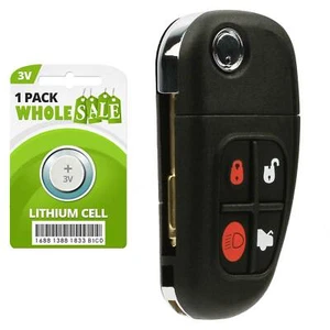 For 2003 2004 2005 2006 2007 2008 Jaguar S-Type X-Type XJ8 Remote Flip Key Fob - Picture 1 of 1
