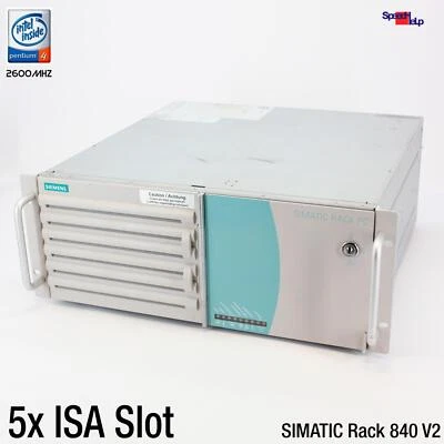 5x ISA Slot Siemens Simatic Rack PC 840 V2 6ES7643 Computer Pentium 4 - Image 1 of 4