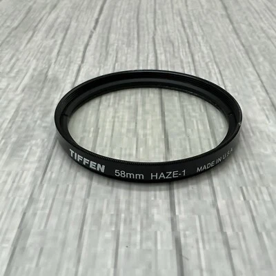 Tiffen 58mm HAZE-1 Filter Made In U.S.A. Very Good Condition - Image 1 of 4