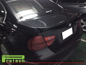 2005-2011 BMW E90 328i 330i 335i Sedan OE Style Unpainted Trunk Spoiler Wing Lip - Foto 1 di 2