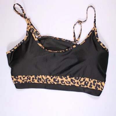 Traje de baño sin marca para mujer talla 2XL elástico espagueti tanga cheeta top SOLO Foto 1 de 4
