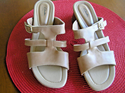 NUOVI SANDALI DONNA CLARKS MARRONE CHIARO TAGLIA 9 5 #15762