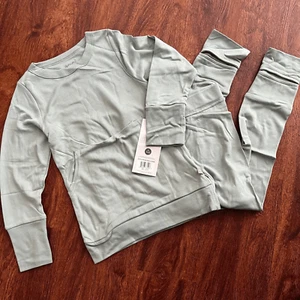 NWT Goumi Kids Sea Glass Loungewear SZ 5T Toddler Joggers Bamboo Pajamas - Picture 1 of 3
