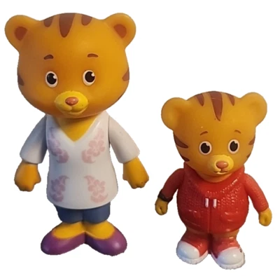 Daniel Tiger's Neighborhood Lote de 2 Figuras Mamá Daniel PBS Niños Foto 1 de 4