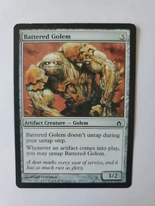 MTG Magic The Gathering Card Battered Golem Artifact Creature Golem Fifth Dawn - Picture 1 of 2