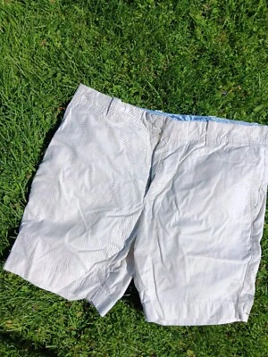 Шорты Roundtree & Yorke размер 34 эластичные китайские плоские передние повседневные с карманами белые - Изображение 1 из 4