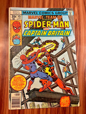 Marvel Comics Group Team Up Spider-Man And Captain Britain #65 1977 Comic Book
