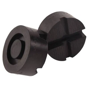 2 Pcs Universal Rubber Cross Slotted Jack Pad Adapter Guard Rail Floor - Picture 1 of 7