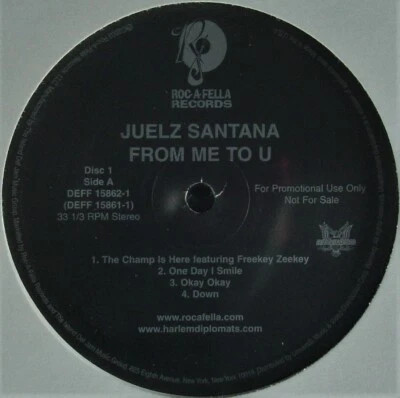 JUELZ SANTANA "FROM ME TO U" 2003 2X VINYL LP PROMO CLEAN HIP HOP *SEALED* - Image 1 of 4