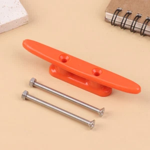 Nylon Low Flat Cleat Open Base Cleat With 2 Screws Marine Boat Rope Accessori-wf - Afbeelding 1 van 16