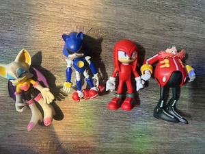 Sonic The Hedgehog Squeezelings Sonic Knuckles Amy Tails & Dr Eggman Figure 4" - Picture 1 of 2