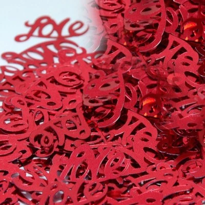 Confetti Word Love Red - 2 piezas o 1/2 libras - ENVÍO GRATUITO (7756) Foto 1 de 4