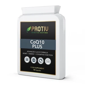 Co-Enzyme Q10 Supplement (CoQ10 Plus) - 100 milligrams 90 Vegetarian Capsules - Picture 1 of 4