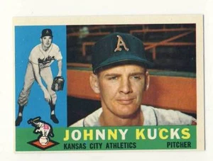 1960 Johnny Kucks Kansas City Topps #177 - Imagen 1 de 1