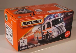 MATCHBOX POWER GRABS #16 Scania P 360 Fire Truck, 2025 issue (IMPERFECT PACKAGE) - Picture 1 of 1