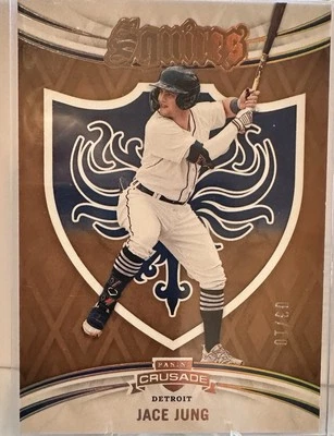 2024 Panini Crusade Squires Jace Jung #33 (RC) Gold 03/10 - Image 1 of 3