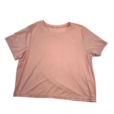 Camisa deportiva para mujer Lululemon melocotón manga corta ropa deportiva Foto 1 de 4