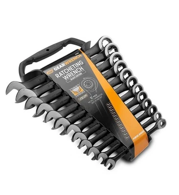 GearWrench Ratchet Spanner Set 12 Piece Combination Black 9412BE NEW SEALED - image 1 of 4