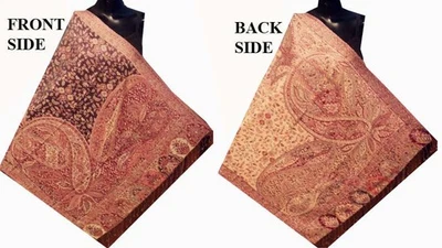 Suave Sedoso Reversible Paisley Pashmina Chal Envoltura Cuello Bufanda Estola Año Nuevo Regalo Foto 1 de 4