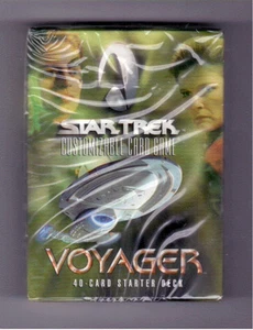 Star Trek CCG Voyager Sealed Deck From 1st Edition Series 40 Cards Per Deck - Picture 1 of 1