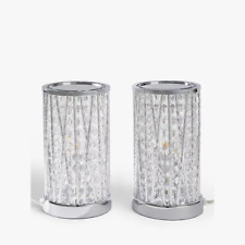 John Lewis Emilia Crystal Touch Table Lamps, Set of 2 - NEW OPEN BOX