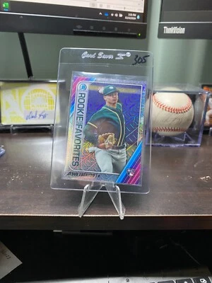 2020 Bowman - Rookie of the Year Favorites Chrome Jesus Luzardo #ROYF-JL Mojo - Image 1 of 2