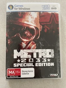 METRO 2033 PC VIDEO GAME SPECIAL EDITION - For Windows action VGC - Picture 1 of 3
