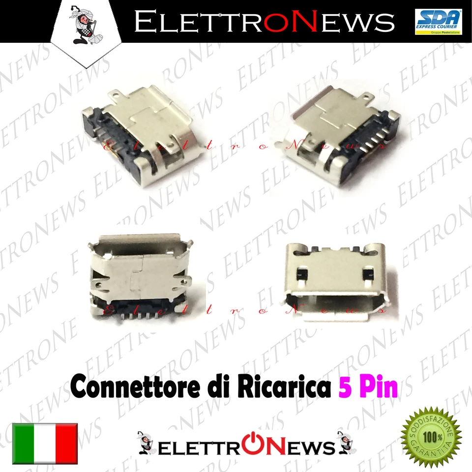 Connettore ricarica Ngm dynamic fun micro usb compatibile nokia 500 A006 - Immagine 1 di 1