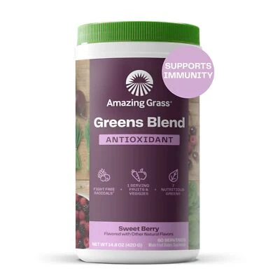 Добавка Organic Greens Blend 60 порций пищеварительное здоровье повышение энергии - Изображение 1 из 4