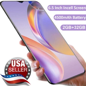 New Unlocked Cell Phone 6.6" Android 4G Cheap Smartphone Dual SIM Quad Core 2024 - Picture 1 of 48