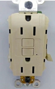 Legrand Pass Seymour 1597TRWRLA Tamper Shutter GFCI LIGHT ALMOND FREE SHIPPING b - Picture 1 of 2
