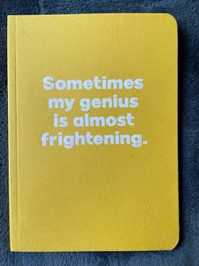 Sometimes My Genius is Almost Frightening journal (lined pages) BRAND NEW - Bild 1 von 2
