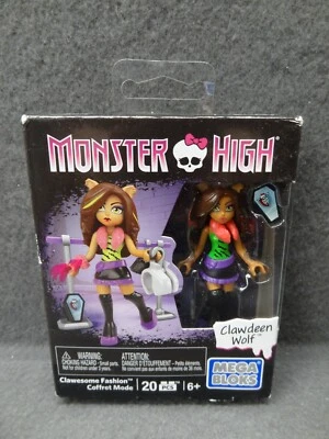 NEW Monster High Clawdeen Wolf Mega Bloks Clawsome Fashion Coffret Mode 20pcs - Image 1 of 4