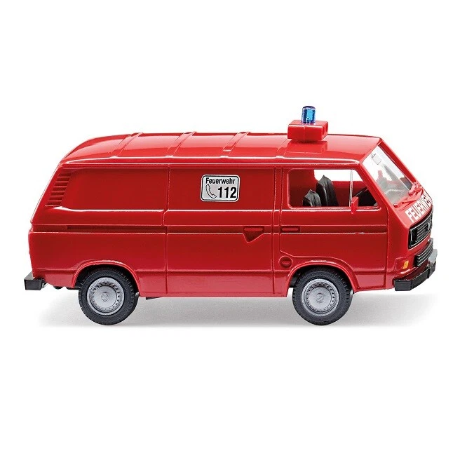 Wiking 060133 - 1/87 Volkswagen VW T3 Furgone (1981-92) Vigili Del Fuoco - Nuovo - Immagine 1 di 1