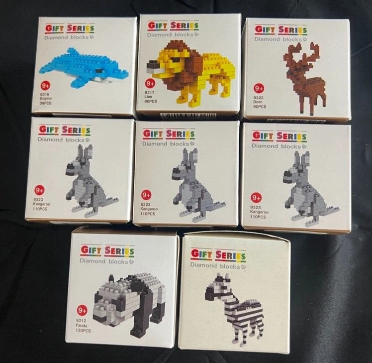 LOZ Diamond Series Animals Lot of 8 NEW - Image 1 of 1