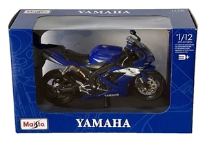 Maisto 1/12 Yamaha YZF-R1 motorbike superbike model in blue #32712 1:12 - Picture 1 of 6