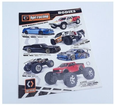 Vintage RC Car Truck HPI Large Double-Sided "Bodies" Catalog Years 2015-2017 +/- - Image 1 of 3