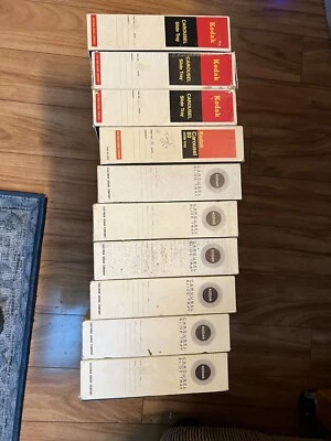 10 Kodak Ektagraphic Universal Slide Trays 80 Slides Each Carousel - Image 1 of 4