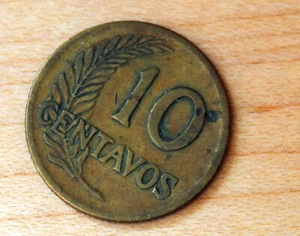 1951 Peru 10 Centavos - Picture 1 of 2