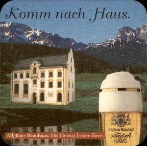 Bierdeckel - Allgäuer Brauhaus - FÜRSTABT WEIZEN Komm nach Haus - Bild 1 von 2