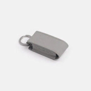 NWT Official TESLA Model S Key Fob Sleeve Holder Gray Leather RARE - Picture 1 of 8