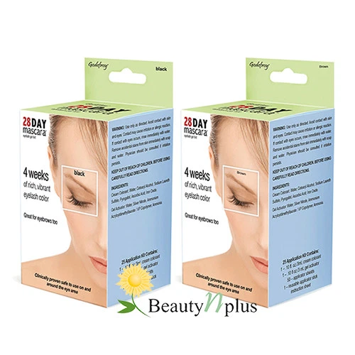 Godefroy 28 Day Mascara Eyelash Gel Tint - 25 Application Kit (BLACK / BROWN) - Image 1 of 1